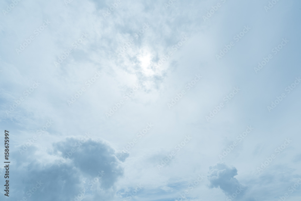 clear blue sky,clouds with background