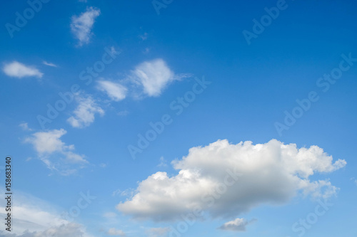 Fototapeta Naklejka Na Ścianę i Meble -  Clouds in the blue sky on a sunny day