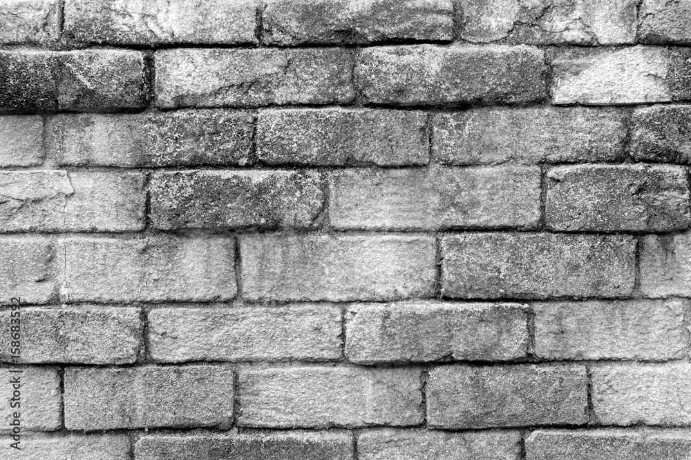 Naklejka premium Grunge brick wall stone background textures