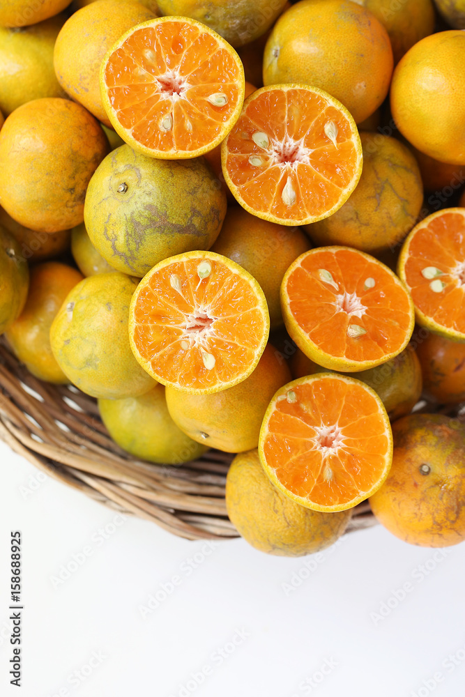 oranges in basket oranges in basket