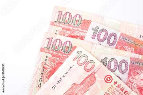 100 dollar is the national currency of Hong Kong