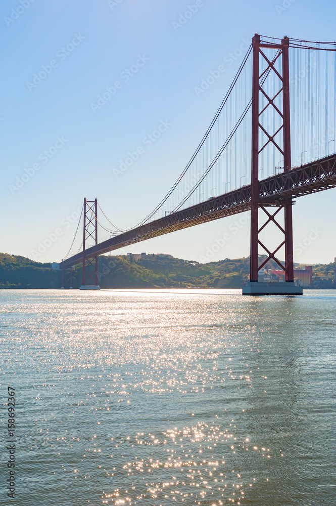 25th april bridge against blue sky - Lisbon