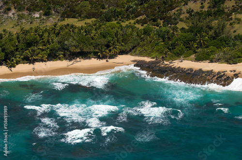 Aerial view of Sainte Marie island, Madagascar