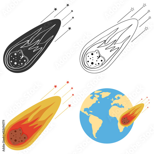Flying meteorite