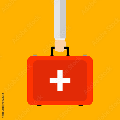 A suitcase of the doctor
