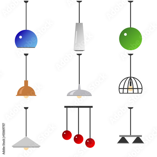 Set of chandeliers