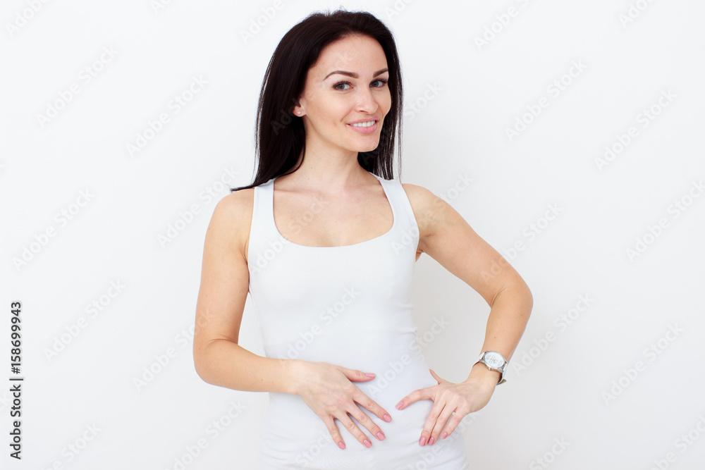 Portrait of attractive middle-aged woman Portrait of attractive middle-aged woman