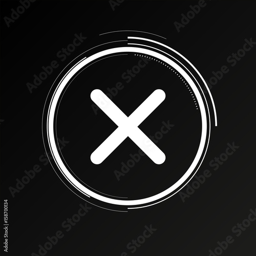 Future Button - Kreuz