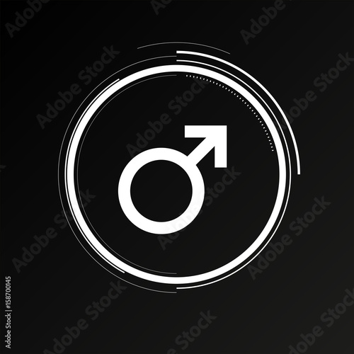Future Button - Geschlecht männlich