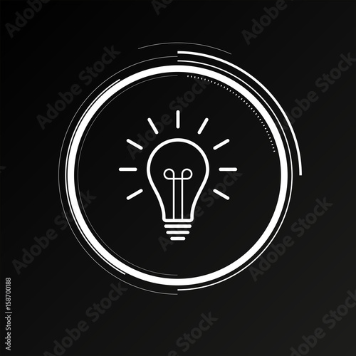 Future Button - Glühbirne Idee