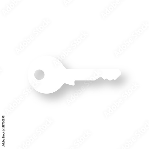 Icon mit Schatten - Schlüssel Schlüsseldienst