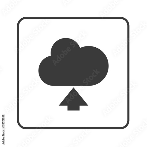 Cloud Upload - Simple App Icon
