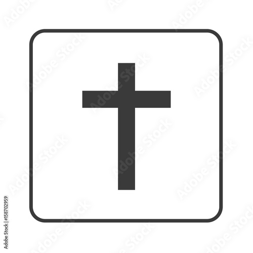Kreuz - Kirche - Simple App Icon