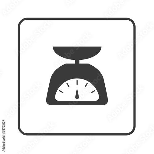 Küchenwaage - Diät - Simple App Icon