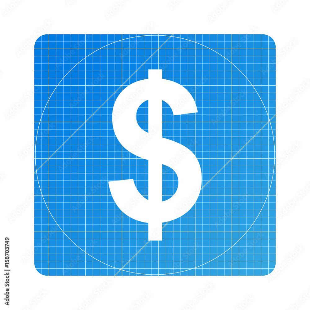 Obraz premium Blueprint - Dollar