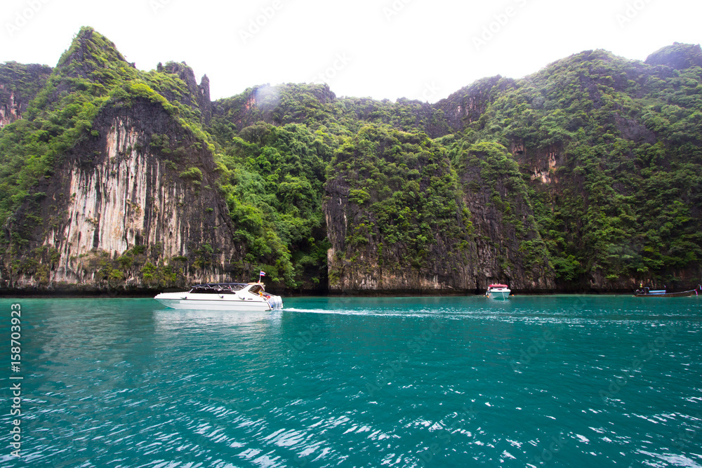 The blue lagoon in Thailand.