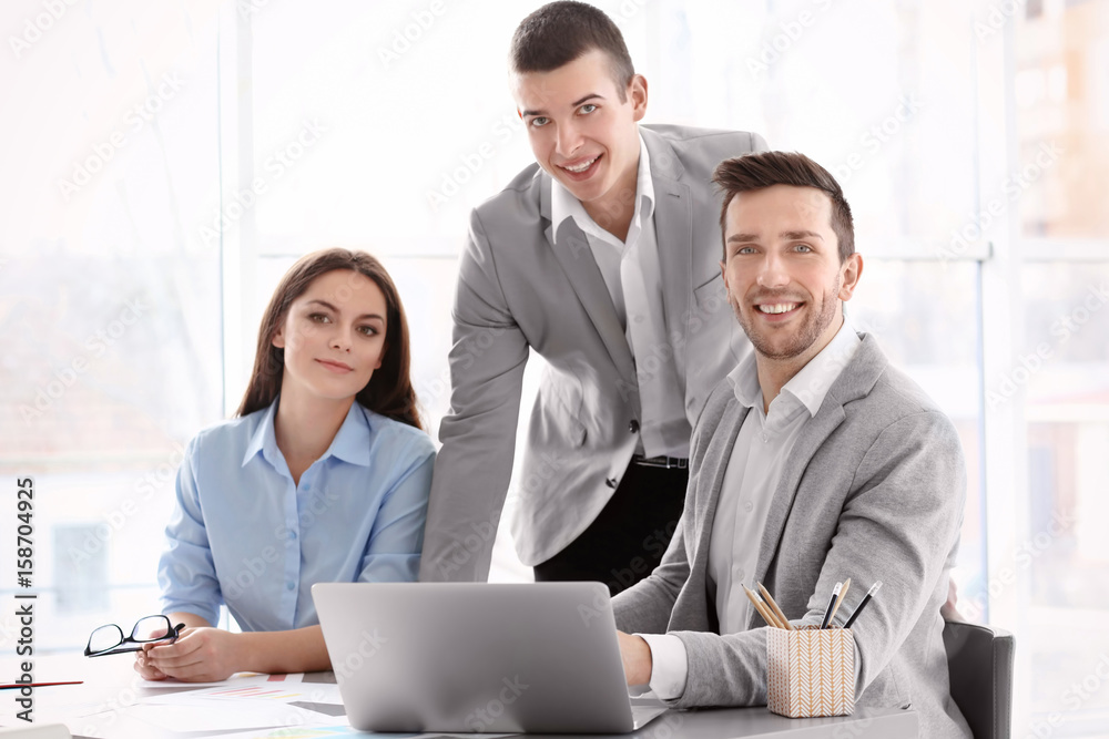 Obraz premium Business people working in office