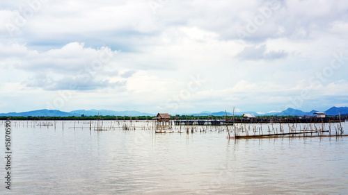 fisherman village in the lagoon. © supaleka