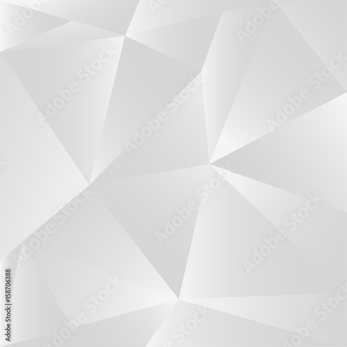 Silver abstract polygon illustration background