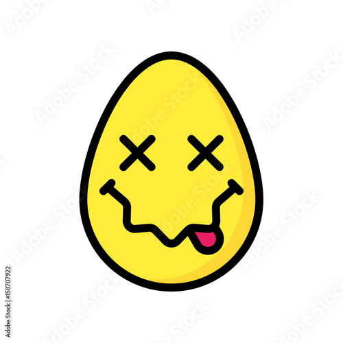 Obraz na płótnie Emoji Icons - Nirvana - (Ultra Color)