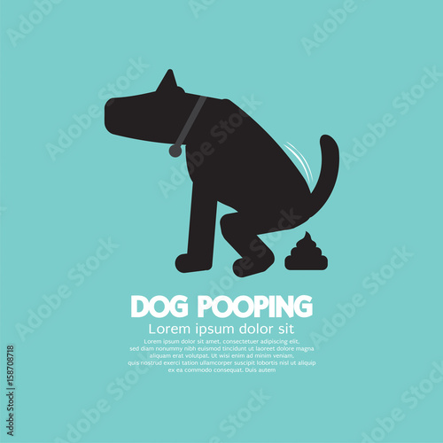 Black Symbol Dog Poop Vector Illustration