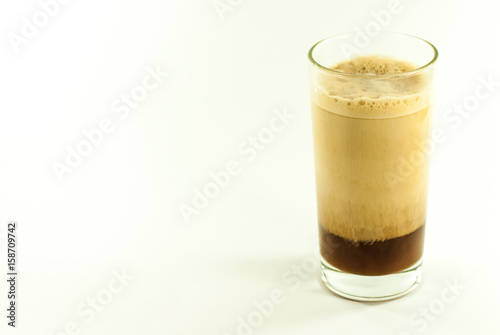 Cold coffee with milk