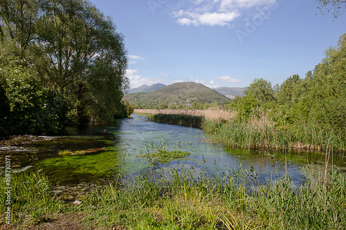 Pescara river springs