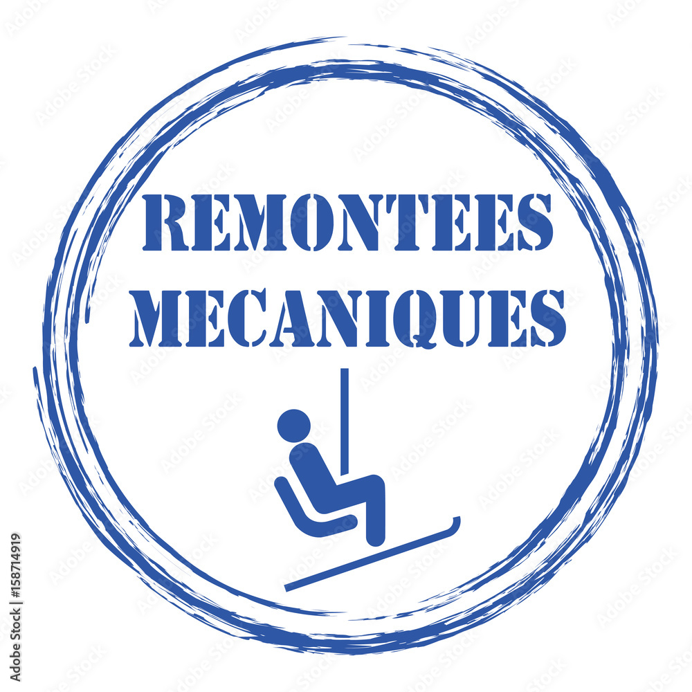 Logo remontées mécaniques. Stock Vector | Adobe Stock