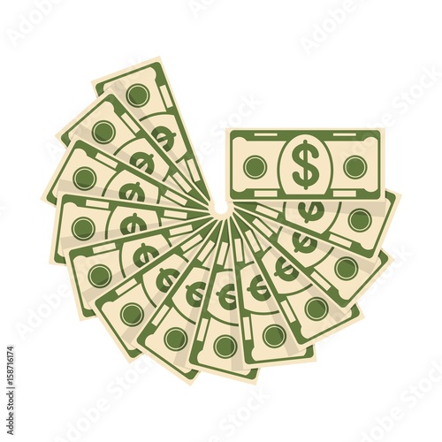 color spread of cash