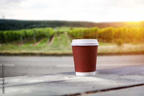 hot coffee on road 