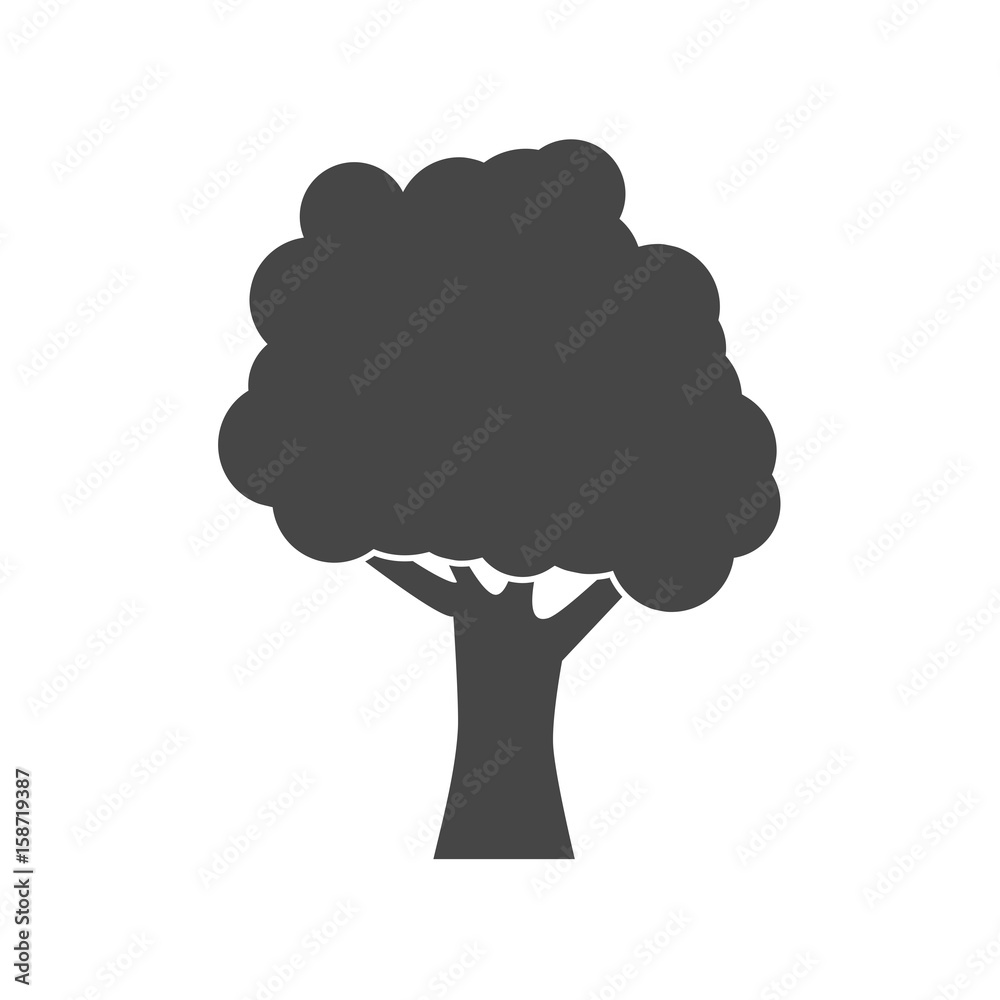 Tree Icon Flat Graphic Design - Illustration Tree Icon Flat Graphic Design - Illustration