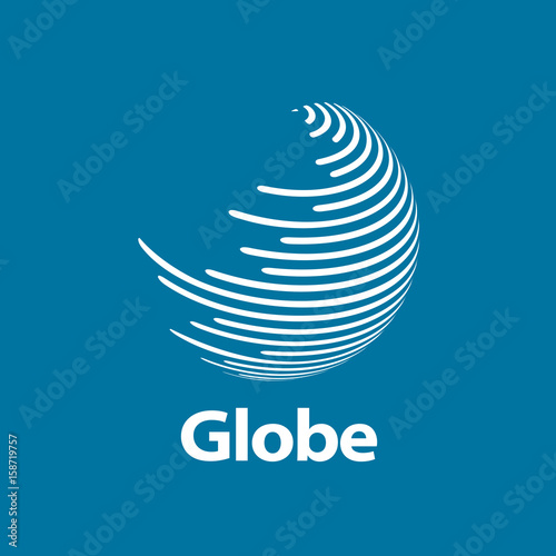 vector logo globe