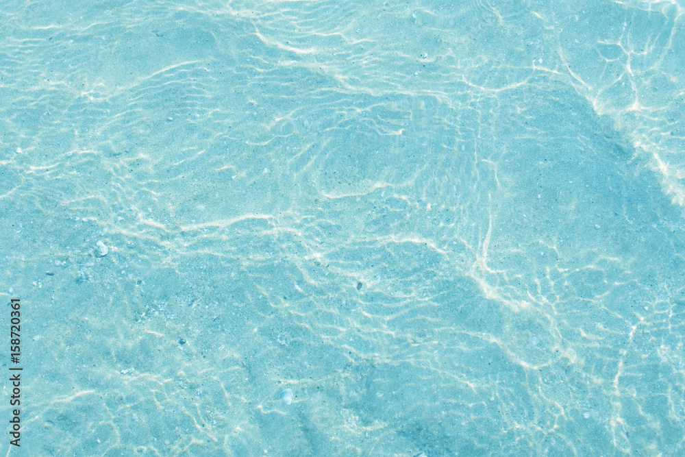 Clear blue sea in Thailand. Abstract background.