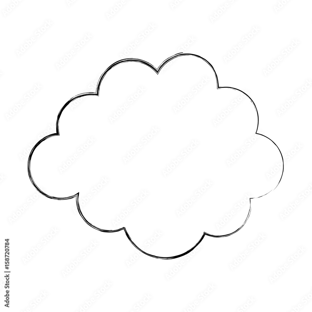 cloud weather isolated icon vector illustration design