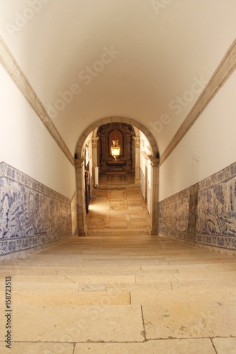 Escalier du monastère Saint-Vincent à Lisbonne, Portugal 