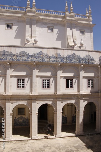 Patio du monast  re Saint-Vincent    Lisbonne  Portugal 