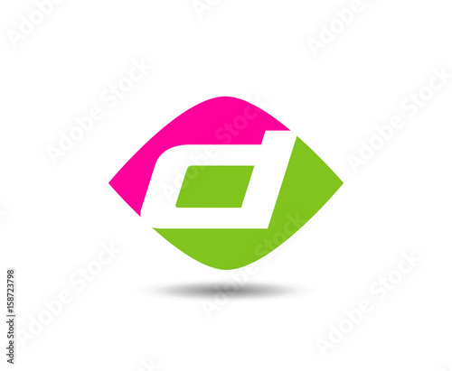 Letter d logo icon design template elements
