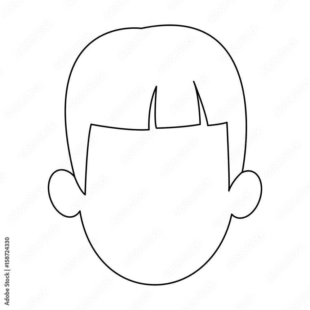 cartoon face of young man image vector illustration cartoon face of young man image vector illustration