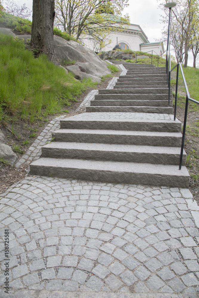 Steps on Skeppsholmen Island; Stockholm