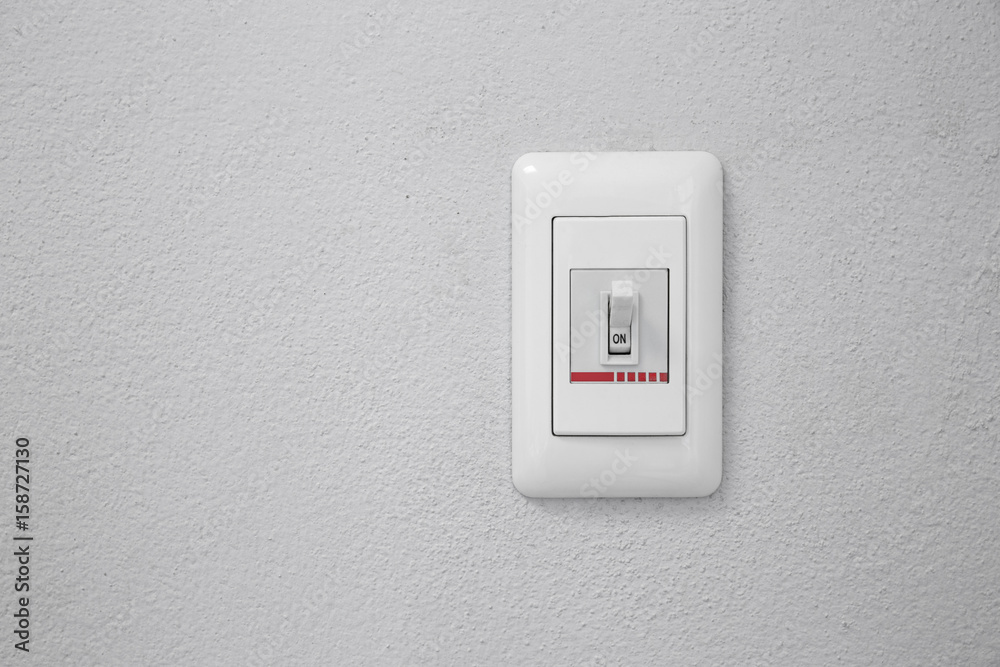wall light switch in the on position wall light switch in the on position