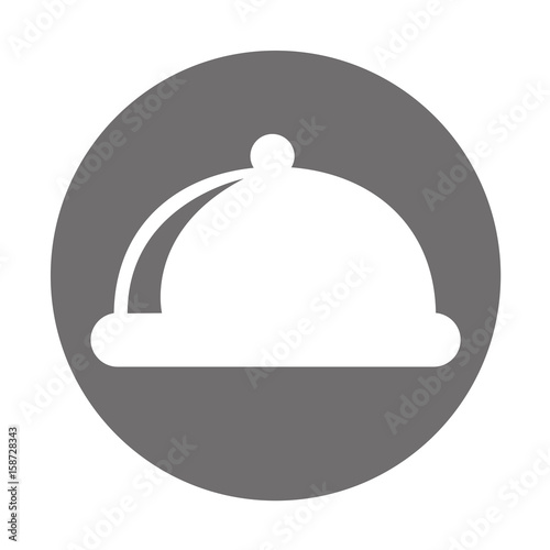 tray server isolated icon vector illustration design