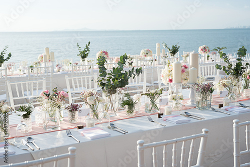Wedding table Setup