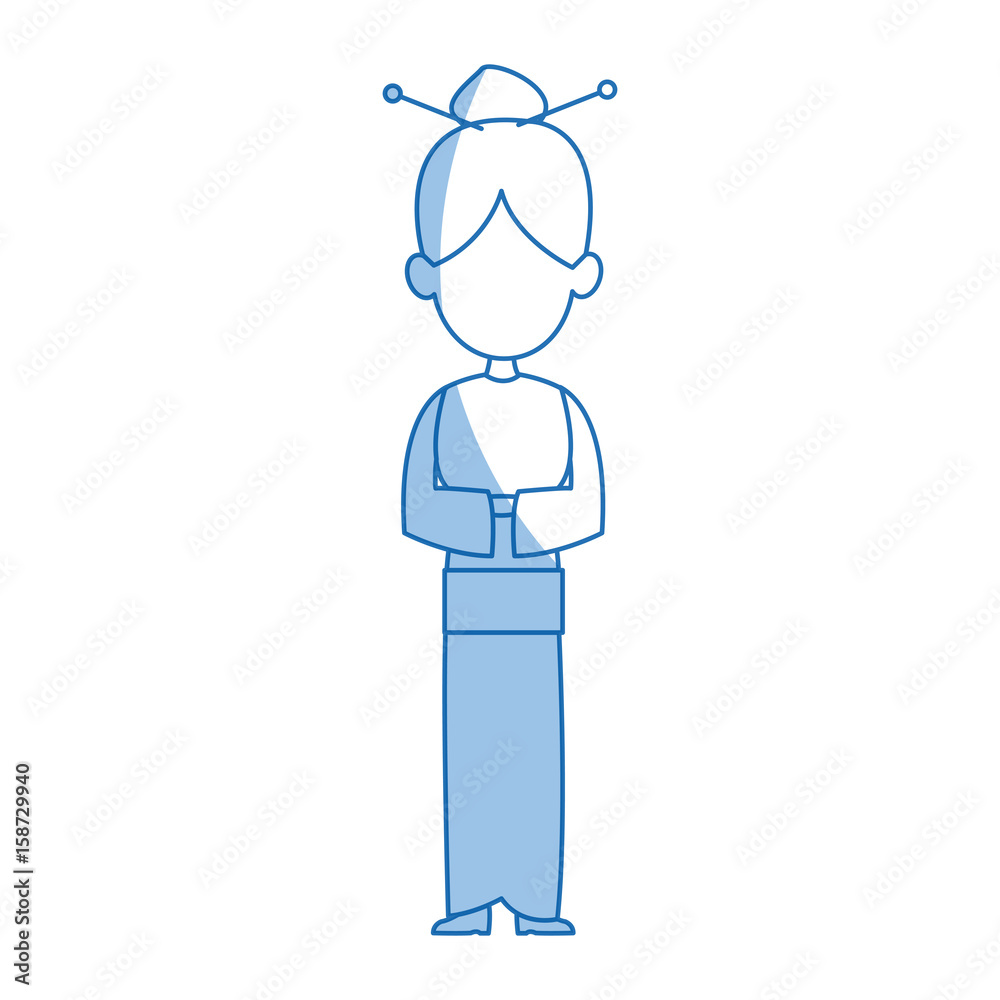 standing woman drawing female young vector illustration standing woman drawing female young vector illustration