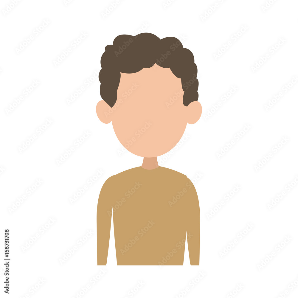 portrait man people faceless style image vector illustration portrait man people faceless style image vector illustration