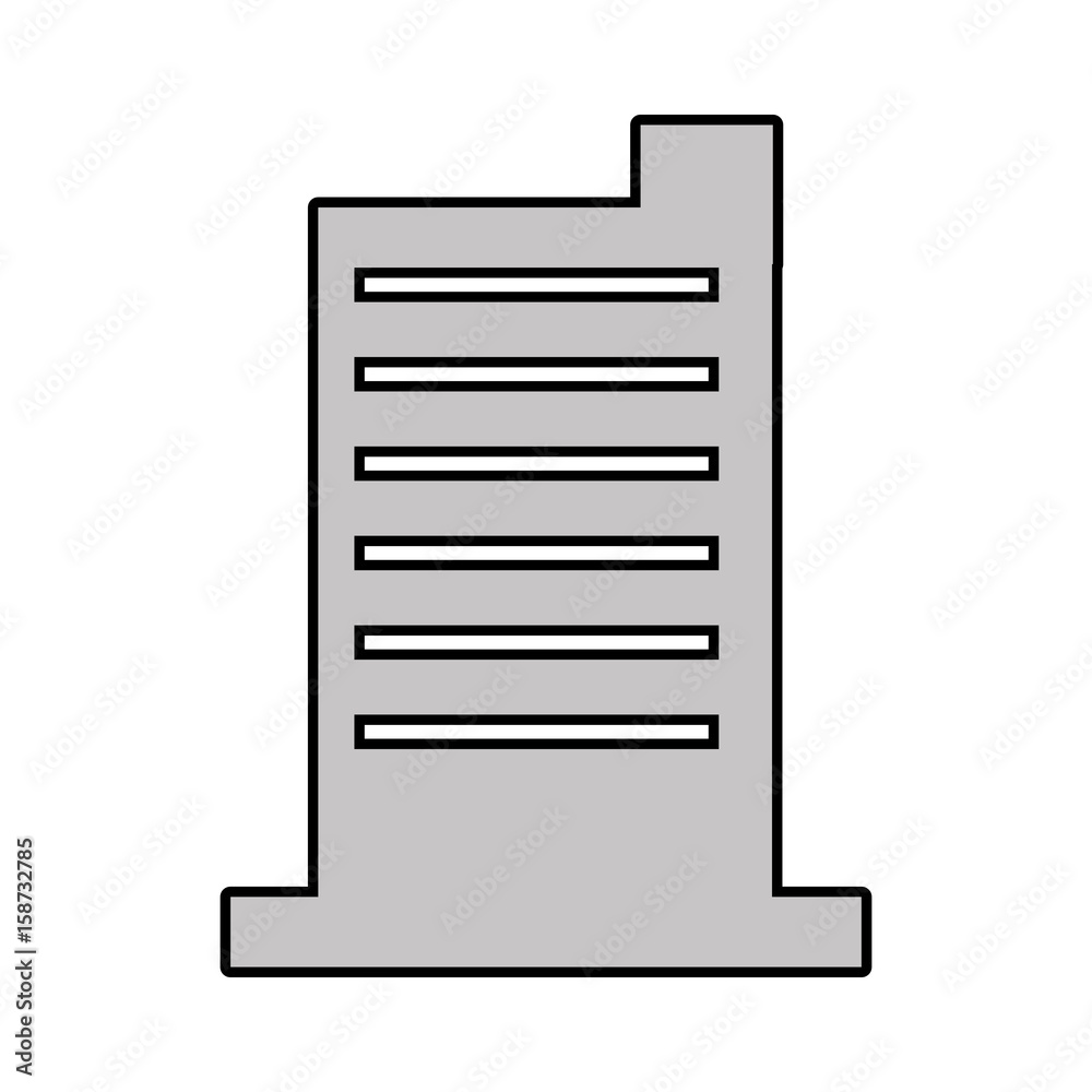exterior building drawing icon vector illustration design exterior building drawing icon vector illustration design