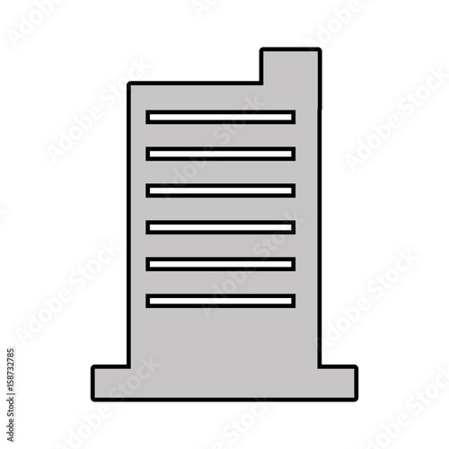 exterior building drawing icon vector illustration design