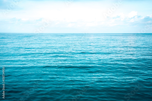 Calm Sea Ocean And Blue Sky Background © oatawa