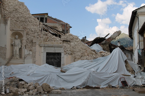 Earthquaked church colour