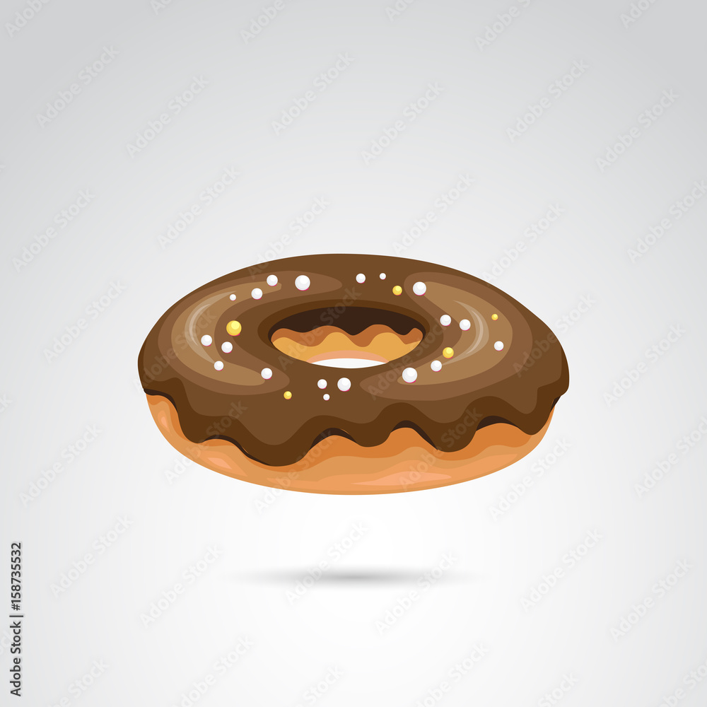 Donut vector icon. Donut vector icon.