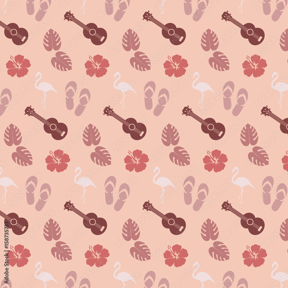 Hawaiian vector pattern. Hawaiian vector pattern.